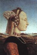 Piero della Francesca The Duchess of Urbino oil on canvas